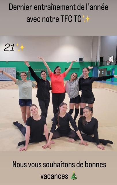 Tfc tc dernier entrainement